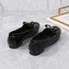 Fashion Flat Shoes for Women Spring and Autumn 2025 Square Toe Loafers Women's New Butterfly Bow Plus Size Shoe Ladies Zapatos De Mujer