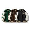 Men's Trendy High Street American Baseball Jacket - Spring/Autumn, Handsome & Casual for Teens