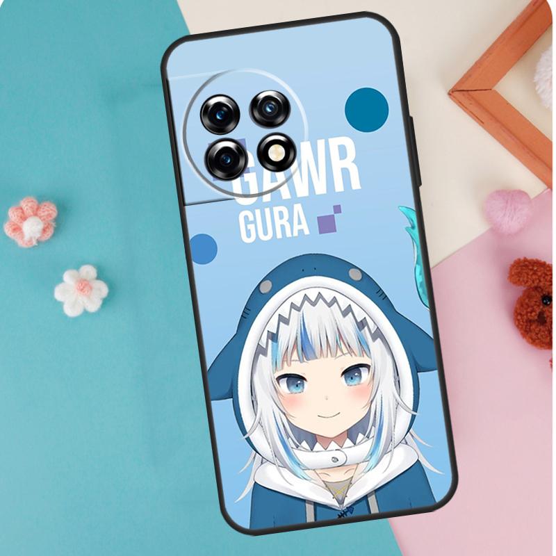 Gawr Gura Hololive Anime Case For OnePlus 12 11 9 10 Pro 9RT 10T 10R 12R OnePlus Nord CE 2 Lite 3 2T N10 N20 Cover