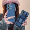 Jeans Texture Mobile Phone Case for POCO F7 F6 F5 F4 F3 F2 Pro GT C75 C71 C65 C61 C40 Pro Ultra Colorful Printing Cover Pretty