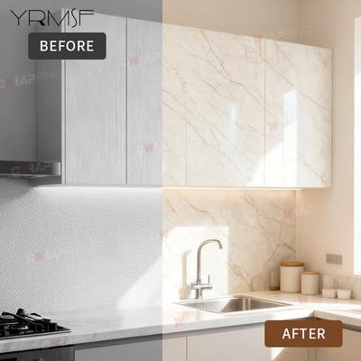 Envelopamento de Armário Folha Mesa de Cozinha Decorações para Casa Papel de Parede Autoadesivo Mármore Móveis Película Adesiva Decoração de Quarto Vinil