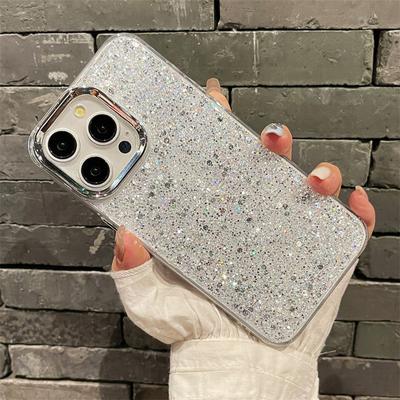 Coque de téléphone à paillettes Bling pour Samsung S24 S23 S22 Plus Ultra S20 S21 FE A52 53 54 55 72 73 13 14 15 23 24 25 32 33 34 35