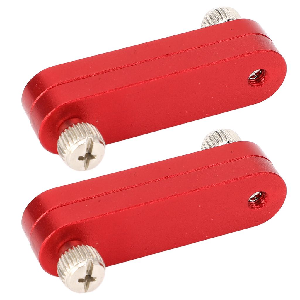 2PCS Ruler Positioning Block Aluminum Alloy Adjutsable Ruler Positioning Limit Block