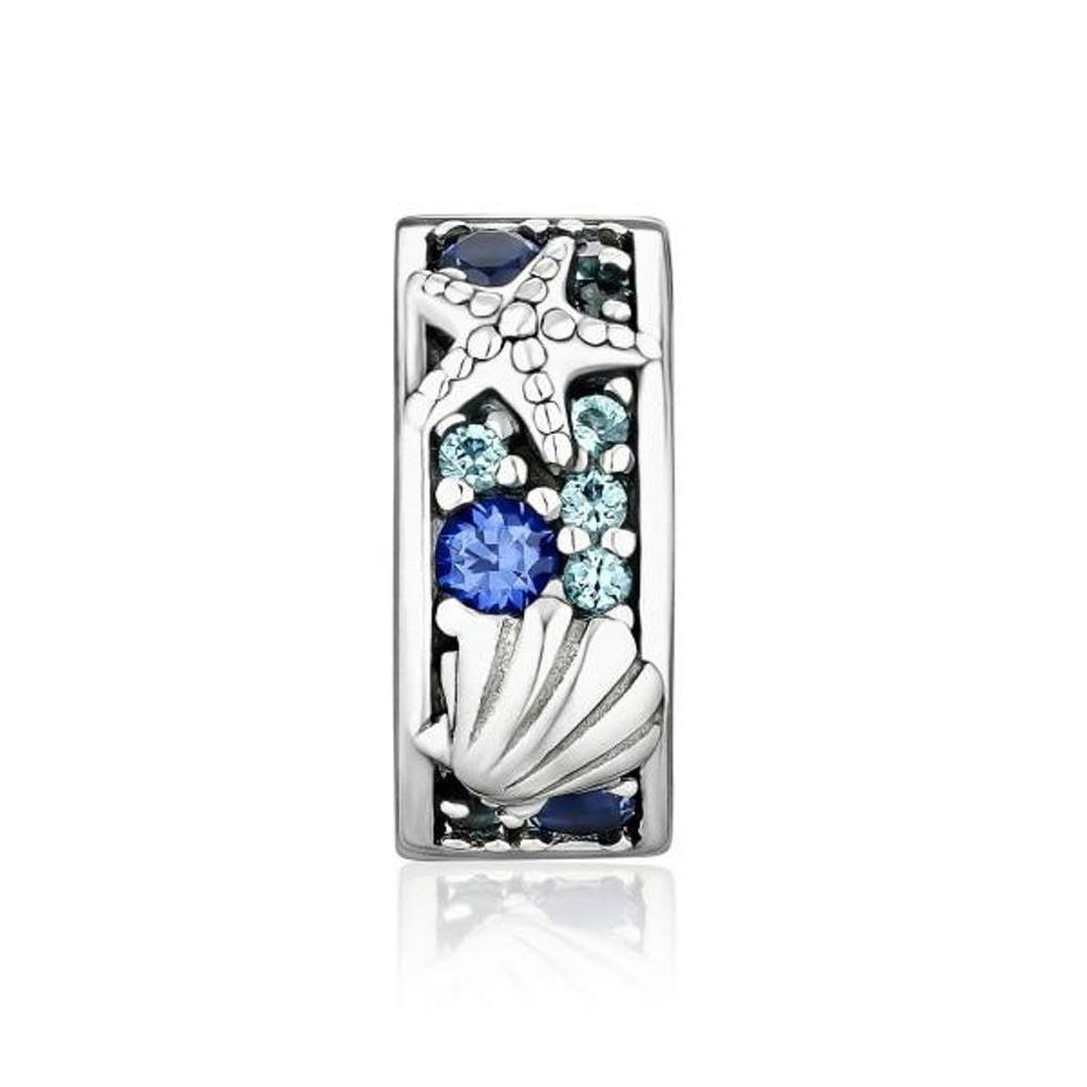 

PANDORA 791678C01 Tropical Starfish & Shell Clip Silver Charm 791678C01