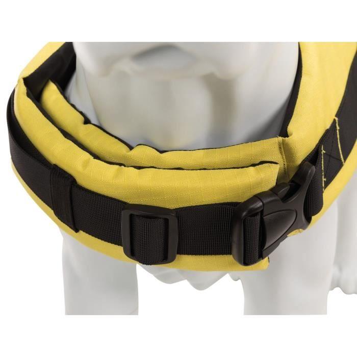 TRIXIE Gilet de sauvetage - S: 35 cm - Jaune et noir - Pour chien