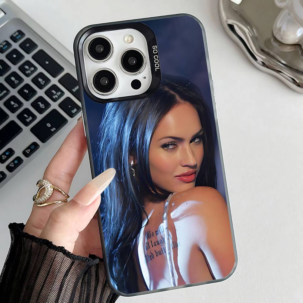 Jennifers Body Megan Fox Phone Case For iPhone 17,16,15,14,13,12,11,Pro,XS,Max,Plus,Mini,SE4,E Black Matte Shockproof Cover
