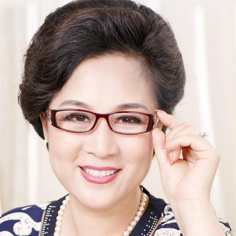 Neue Damen-Alterssichtigkeit-Brille Mode Vintage Cat-Eye Lesebrille Ältere Weitsicht Optische Brille Ultraleichte PC-Brille