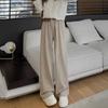 Pantaloni da donna a vita alta a gamba larga Sticky Rice - Pantaloni casual a gamba dritta a vestibilità ampia per primavera/autunno