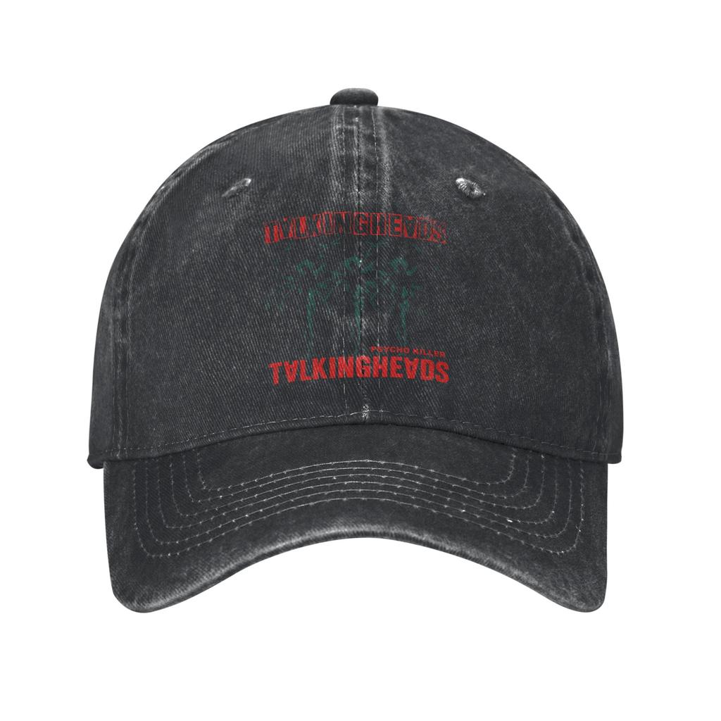 Talking Heads Gewaschene Baseballkappe y2k Süße Trucker-Kappe für den Sommer Unisex Teens Outdoor Fitnessstudio Baseballkappen