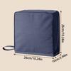 Large Capacity Vertical Makeup Bag Standable Multi-Compartment Skincare Storage Bag with Mirror Partitioned Cosmetic Organizer