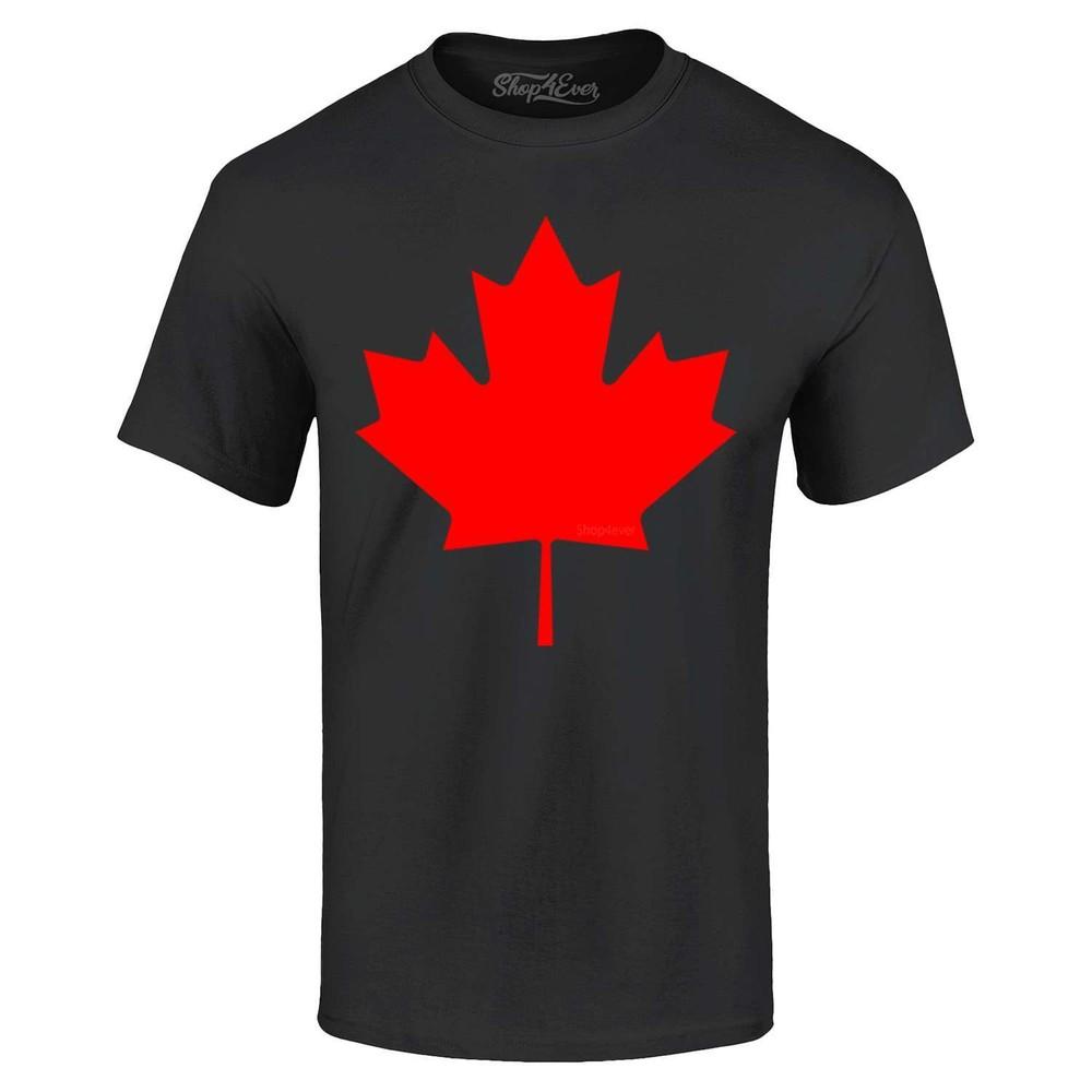 Canada Red Maple Leaf T-shirt Canadian Flag Shirt