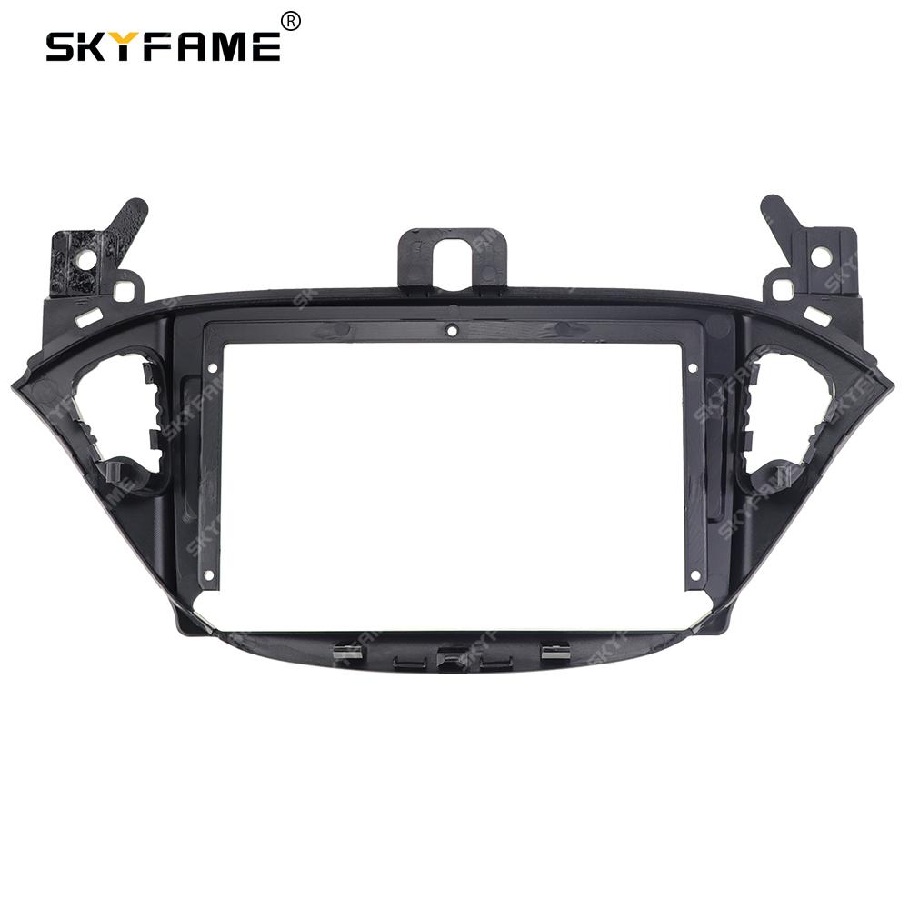 SKYFAME Car Frame Fascia Adapter Canbus Box Decoder Android Radio Dash Fitting Panel Kit For Opel Corsa Adam