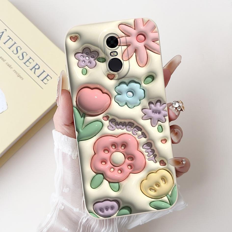 For Xiaomi Redmi 5 Case MEG7 MEI7 Capa Cute Rabbit Astronaut Soft Silicone Matte Phone Cover For Xiaomi Redmi 5 MDG1 MDI1 Fundas