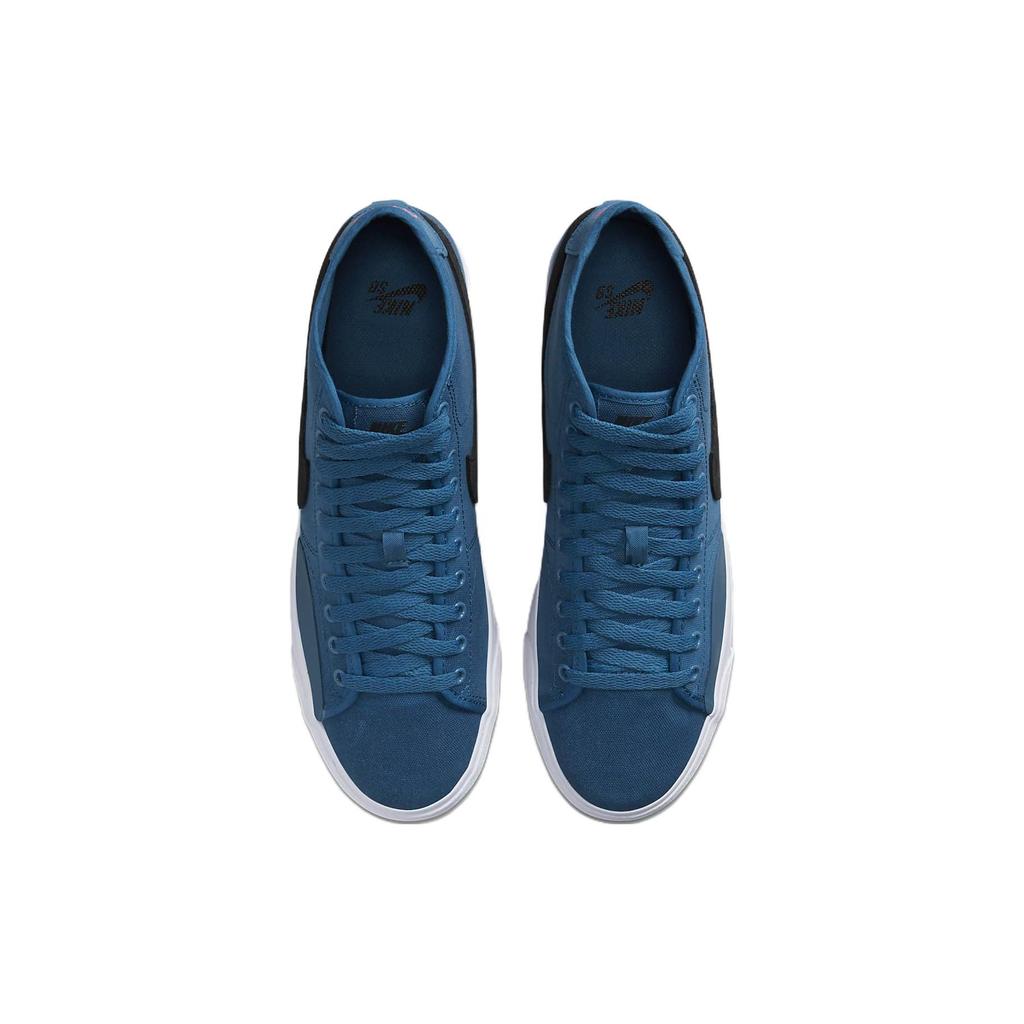 Nike Blazer Court Mid Premium SB Dunkelmarineblau Unisex Sneaker Schwarz FB1378-408