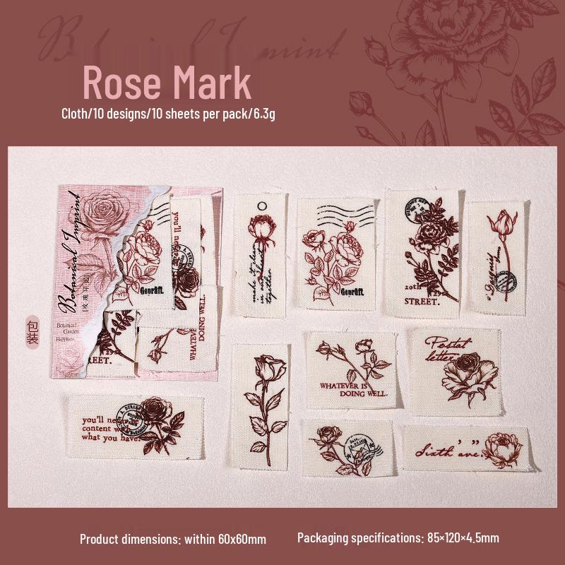 Ketchup Girl Botanical Fabric Journal – Plant-Themed DIY Collage (6 Styles)