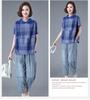 2024 Korean Style Summer Casual Loose Straight-Leg Jeans: Slimming Plus-Size, Versatile Seven-Point Pants