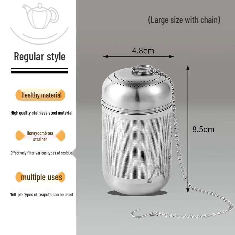 Stainless Steel Tea Infuser and Strainer