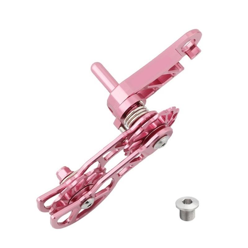 Single Speed Mountain Bike Chain Tensioner 11T Guide Roller Cycling Double Spring Chain Guide Bike Protectors Easy To Use