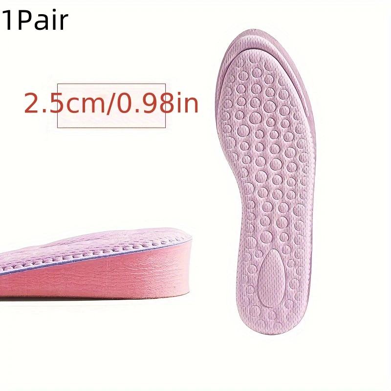 1Pair Height Increased Insoles for Women Shoes Inner Sole Shoe Insert Lift Heel Comfort EVA Heightening Feet Care Insoles