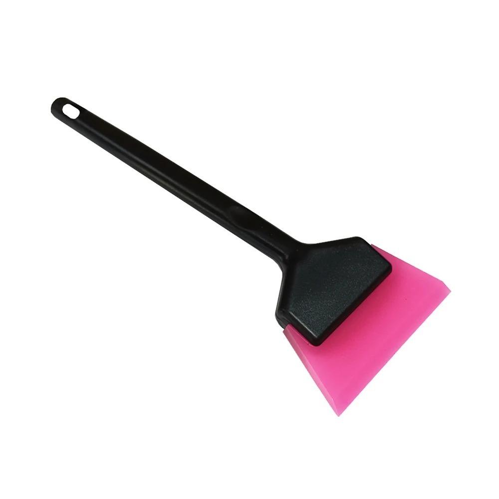 Long Plastic Handle Car Tint Squeegee Anti-Slip Window Cleaning Tool High Quality Rubber Scraper