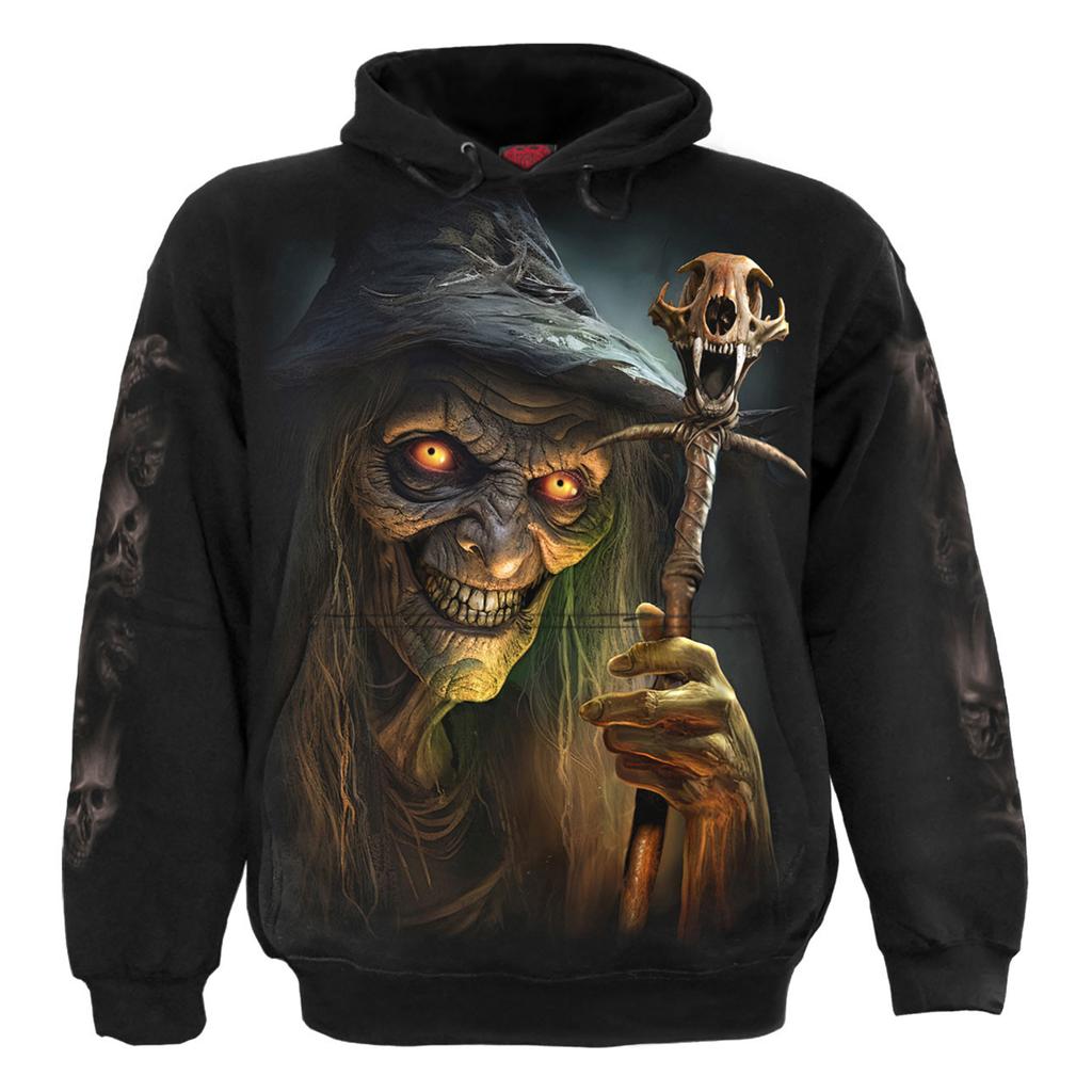 Spiral Direct Unisex Adult Witch´s Brew Back & Sleeve Print Pull Over Hoodie
