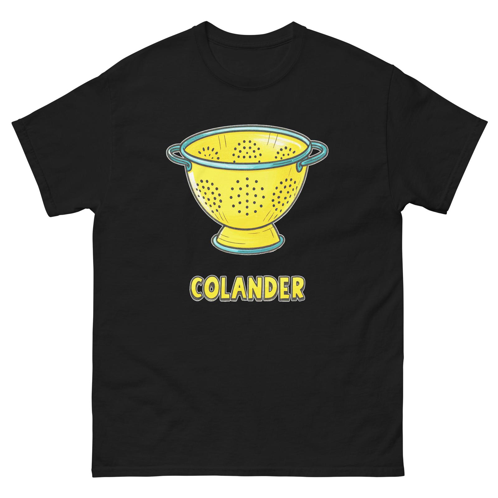 Colander Kitchen Home Cooking Culinary Utensil T-Shirt S