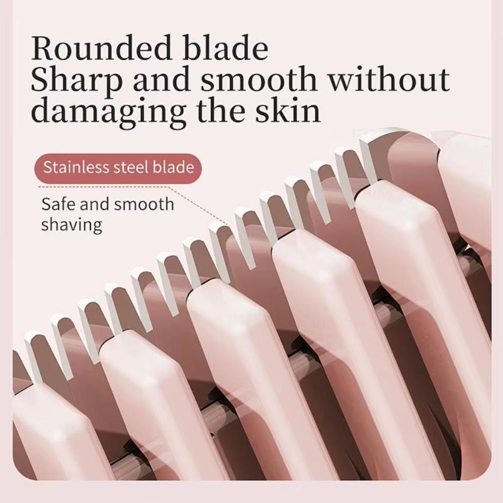 Beard Shaver for Women Bikini Underarm Female Trimmer Waterproof Hair Removal Epilator Electric Shaver 2 In 1 Lady Facial Razor