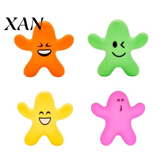 Stress Relief Man Fidget Toy Cartoon Expression Squeeze Flour Sensory Stretch Soft Anxiety Relieving Party Favors
