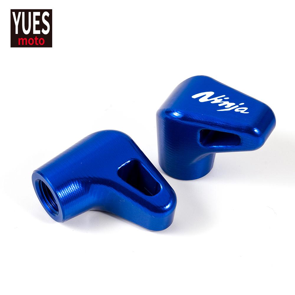 Motorcycle Accessories Tire Valve Air Port Stem Cover Cap Plug Aluminum for Kawasaki Ninja 250 300 400 650 ALL Year