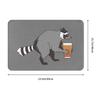 Funny Opposable Thumbs Raccoon Doormat Mat Anti-Slip Racoon Panda Bath Kitchen Balcony Rug Carpet 40*60cm