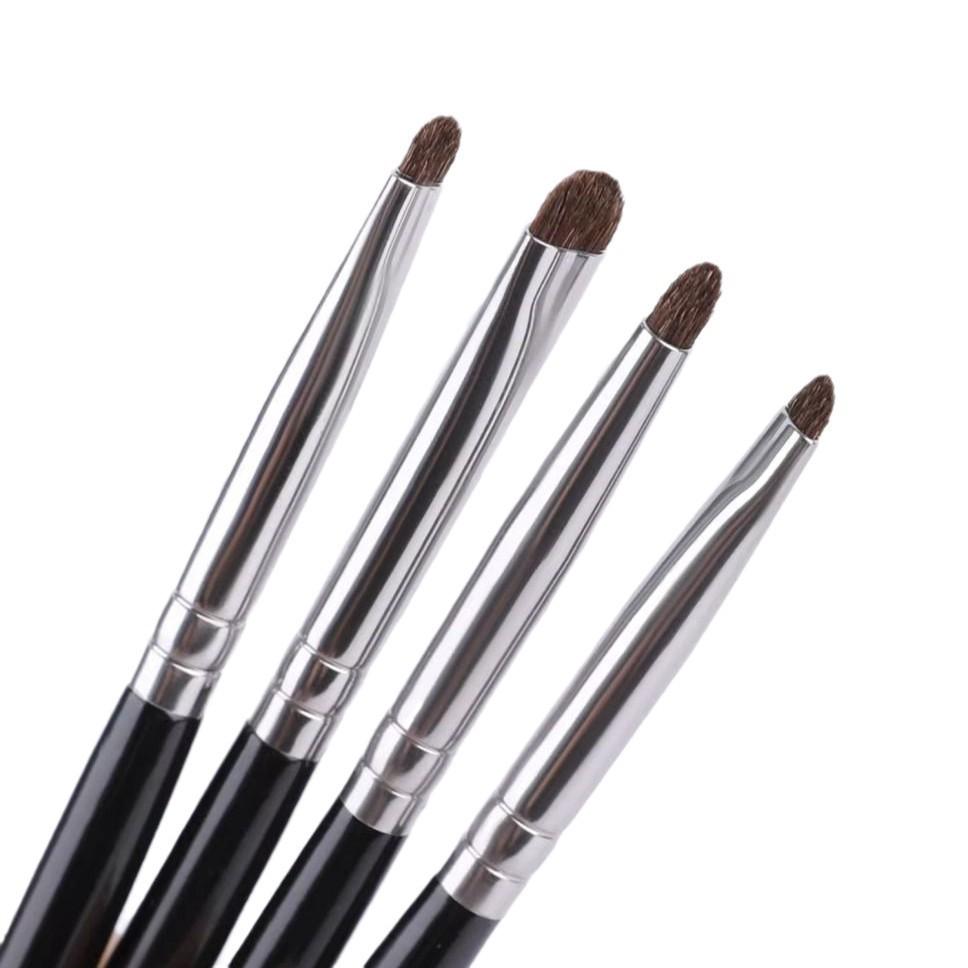 Double-Ended Tear Trough Concealer Brush Set with Real Horse Hair