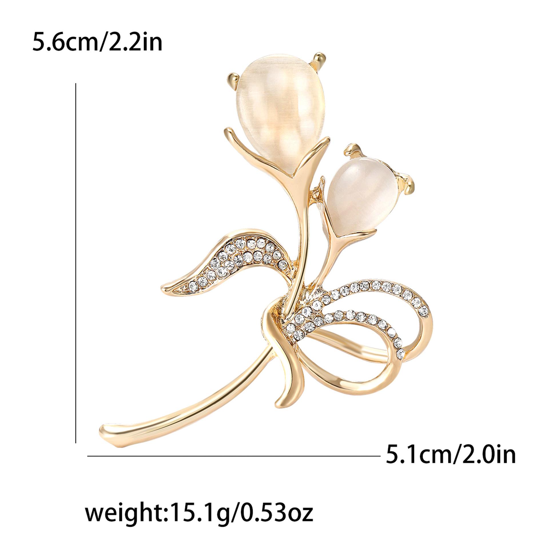 

Креативный дизайн сплава опал букет брошь элегантная высококачественная женская одежда брошь украшение булавка