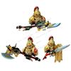 HOT Gold Army Knights Building Blocks Mini Action Figures Set Model Accessory Building Blocks Bricks Kids DIY Toys S115