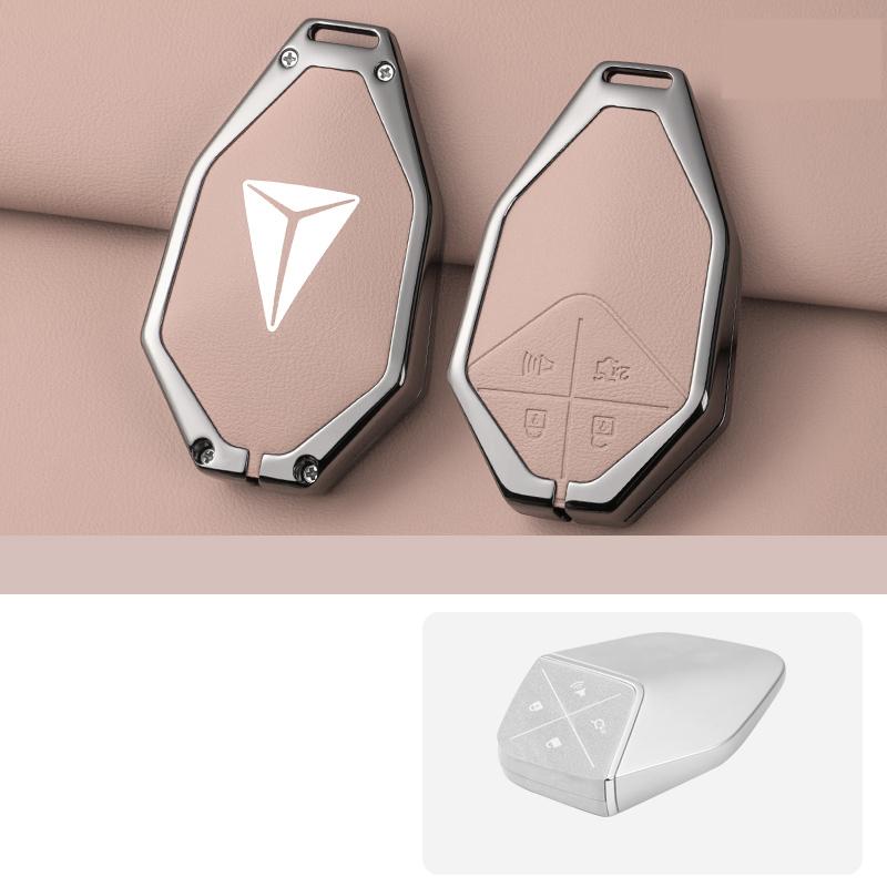 For Changan Deepal S07 S7 Car Keychain Protective Shell Car Key Holder Key Case Cover Smart Key Fob Bag Protector