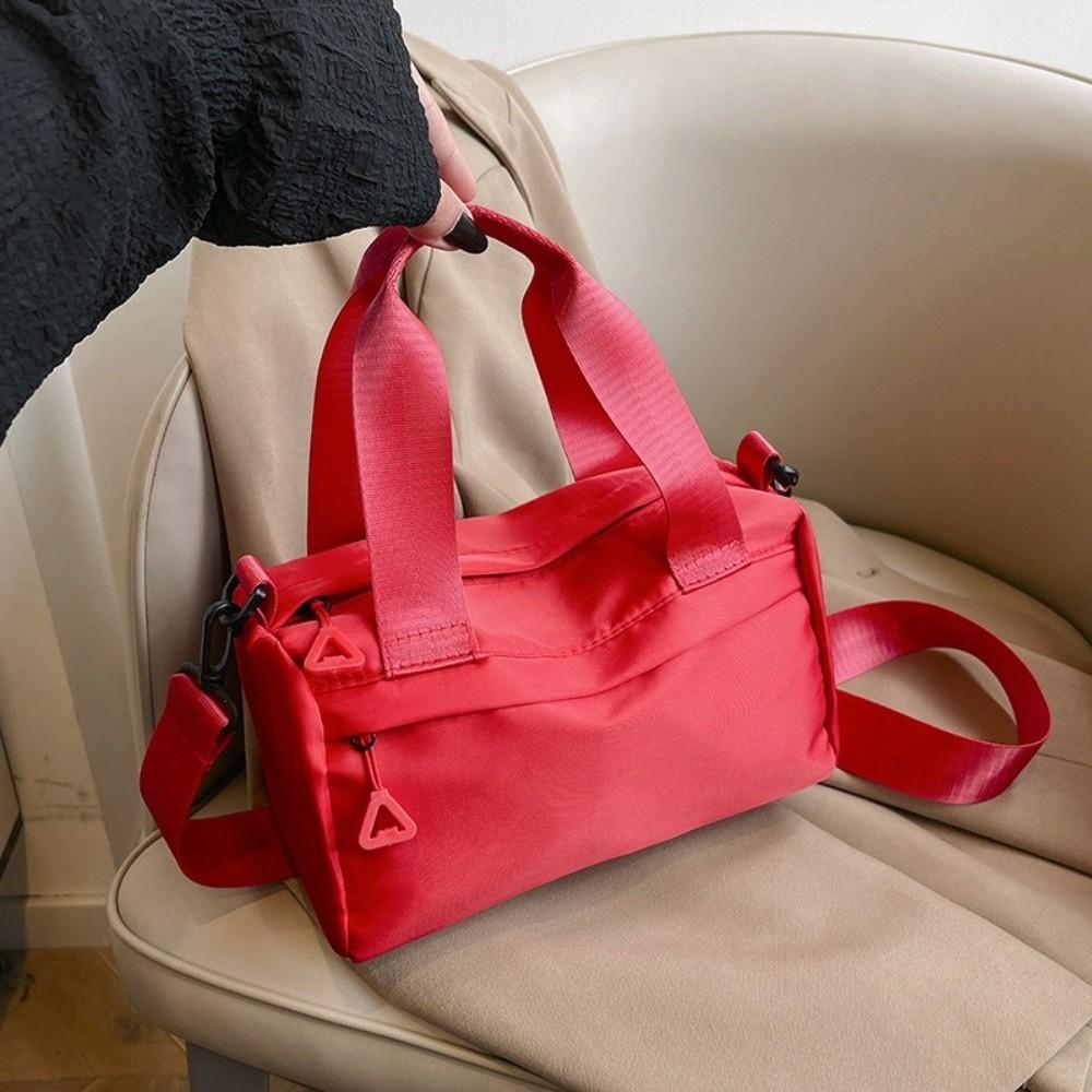 Large Capacity Nylon Crossbody Bag Multi Pocket Tote Bag Korea Style Small Gym Bags  Travel