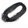 Polyester Pendant String Fashion Braided Necklace Cord Wax Rope Chain with Enduring Clasp DIY Jewelry Making Supplies