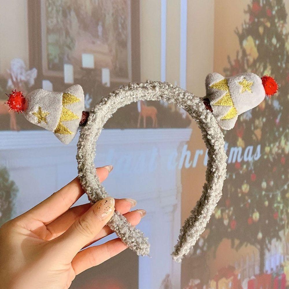 Plush Christmas Headress Headwear Hair Accessories Korean Style Hairband Hair Hoop Women Headband