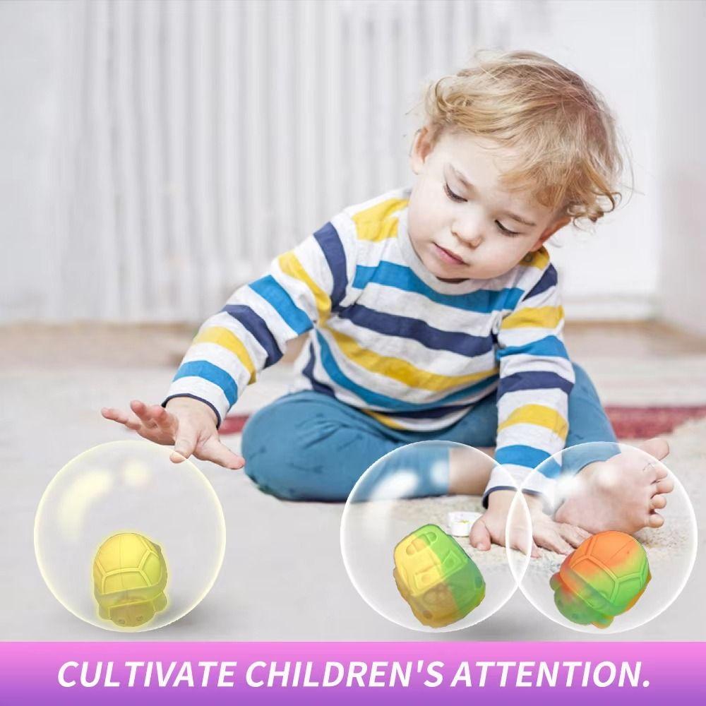Cartoon Lighting Bubble Ball Kawaii Toddler Night Light Funny Luminous Jumping Ball  Bedroom