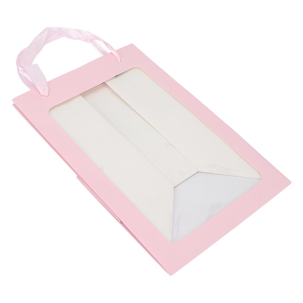 Large Paper Bag Open Window Paper Party Gift Bags for Christmas Birthdays Favors Packages