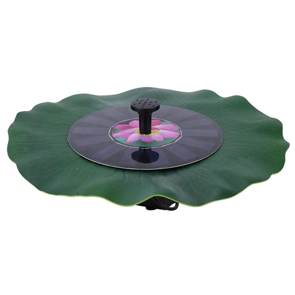 Solar Powered Fountain 7V 1.4W Brushless Motor Water Pump Garden Pond Pool Decoration