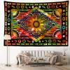 Burning Sun Tapestry Wall Hanging Bohemian Style Hippie Tapis Witchcraft Mandala Home Decor Background