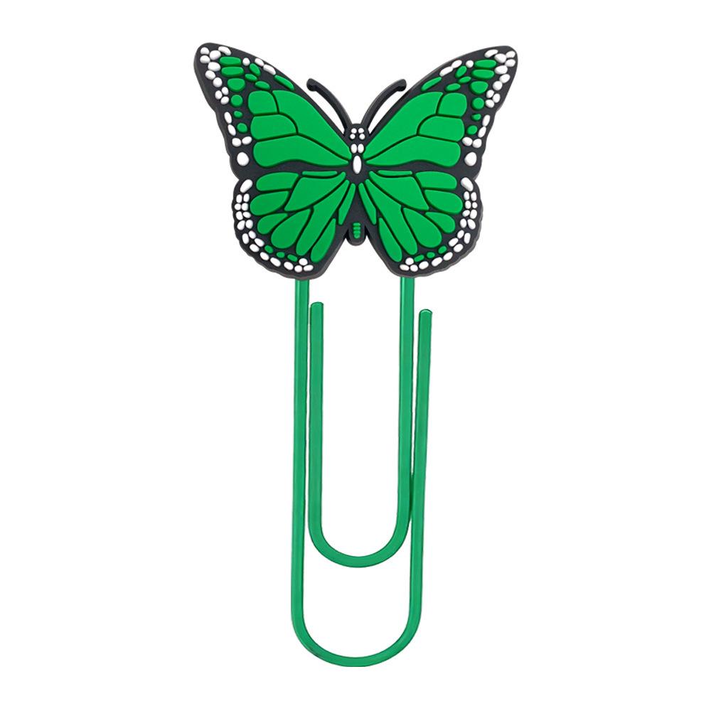 Creative Butterfly Cartoon Paperclip Bookmark for DIY & Office Use