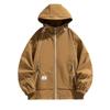 Fattened and Enlarged Hooded Outdoor Mountain Fat Man Loose Jacket Men Waterproof Jacket Men