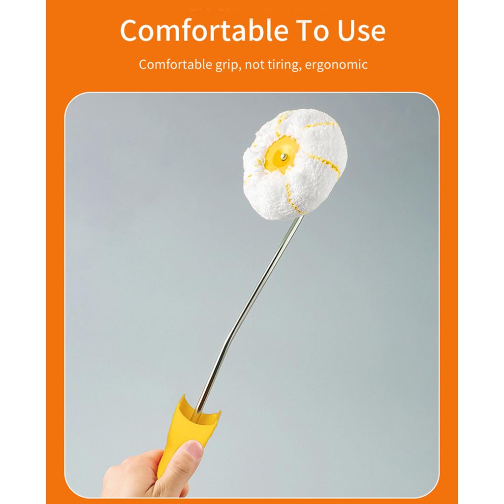 High Density Foam Corner Paint Roller Tool Plastic Paint Roller For Precise Edges And Reduced 30% Paint Waste