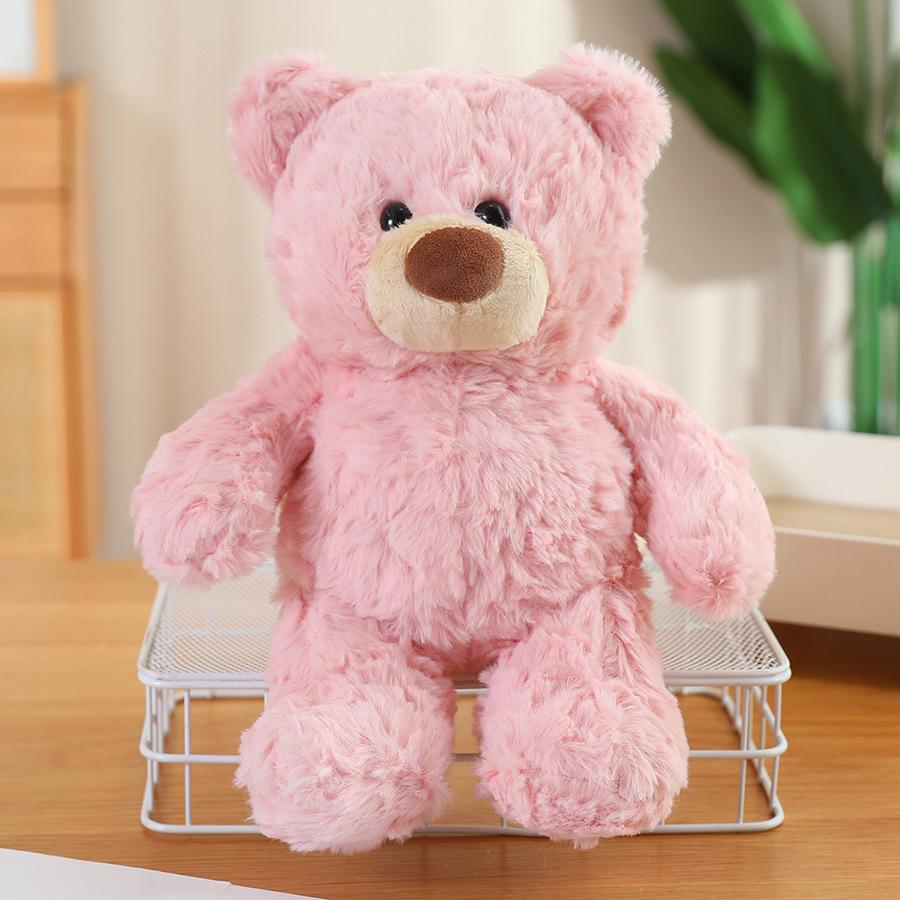 Adorable Pink Teddy Bear Plush Toy - Huggable Comfort Doll for Children