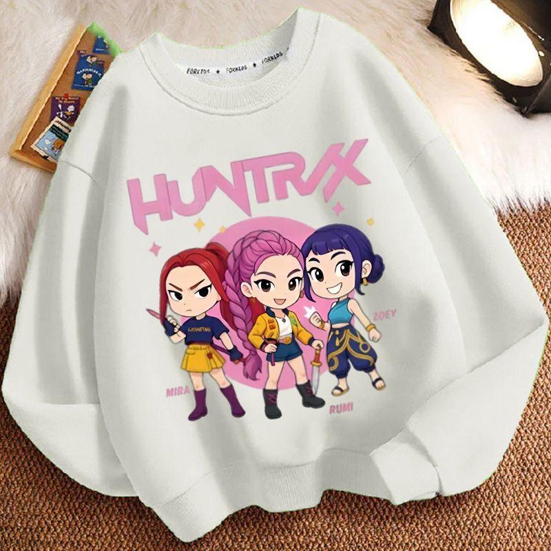 Детские модные худи KPOP Witch Hunt Group для осени и зимы, свободные куртки с длинным рукавом для мальчиков и девочек 110