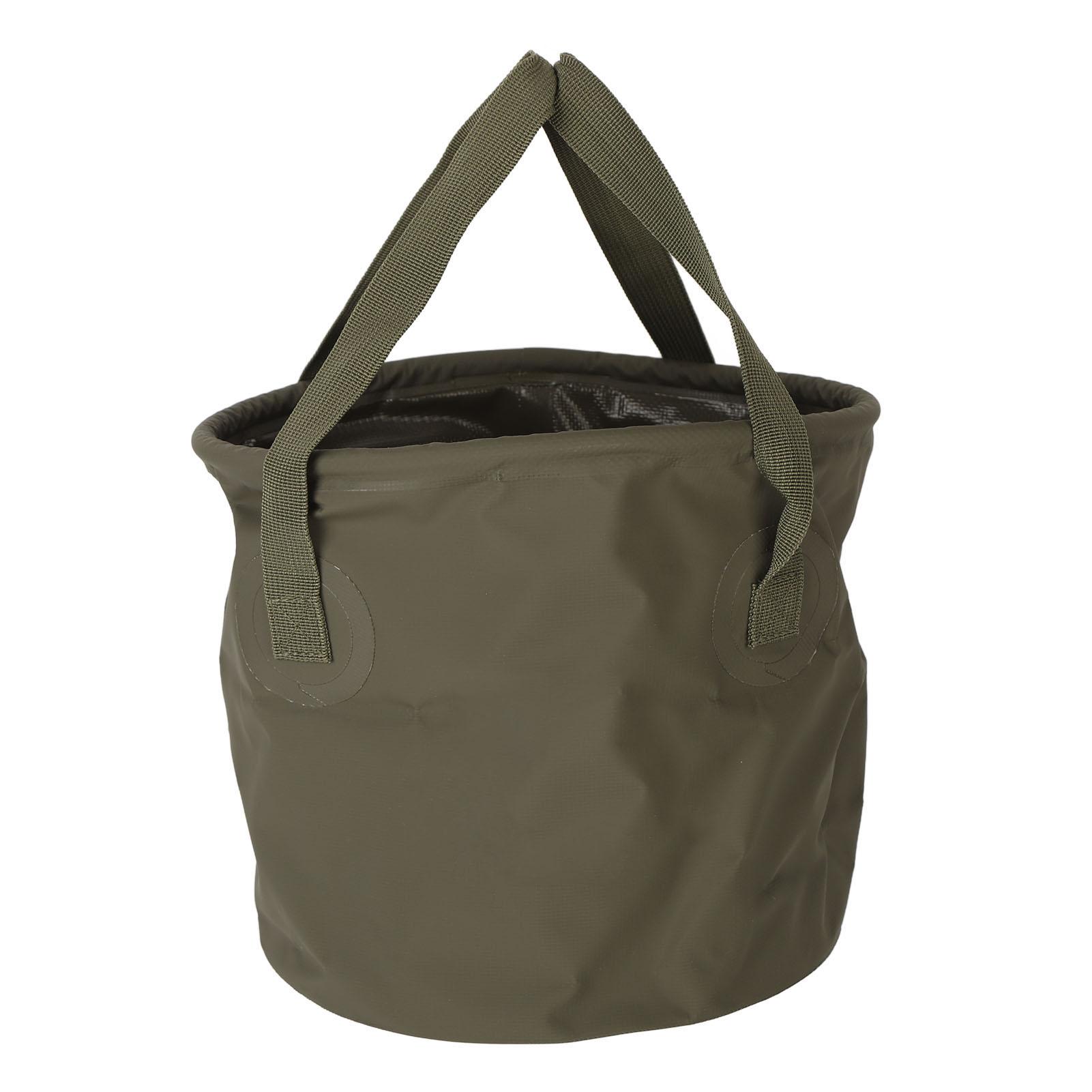 

Оливково-зеленое складное походное ведро, портативное складное ведро для хранения воды для рыбалки, путешествий, маленький размер 10 л