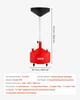 30L Waste Oil Drain Tank, Industrial Fluid Drain Tank with Adjustable Funnel Height, Portable Oil Drainer with Wheels, Fluid Fuel Transfer Drainage