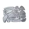 Metal Die Cuts Splicing Mushroom Embossing Stencil Cutting Dies for Card Making Scrapbooking Paper Craft DIY Template