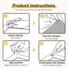Transparent Silicone Granules Door Handle Sticker Transparent Anti Bump Silicone Cushioning Anti Slip Mat
